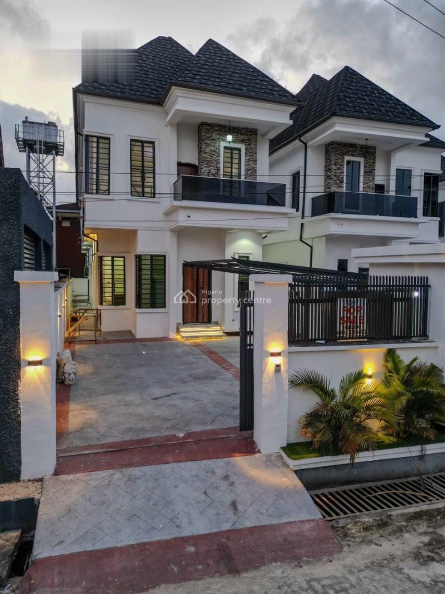 5bedroom Fully Detached House with a Bq, Inside Access Control Estate, Osapa, Lekki, Lagos, Detached Duplex for Sale