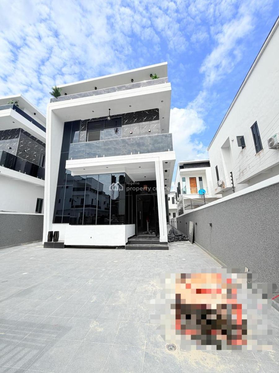 Beautifully Built 5 Bedroom Fully Detached Duplex with Bq, Pool, Gym, Sangotedo, Ajah, Lagos, Detached Duplex for Sale