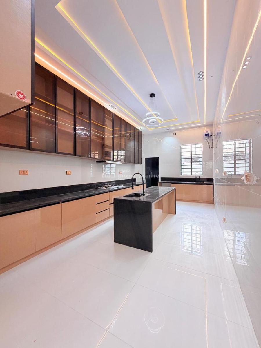 Beautifully Built 5 Bedroom Fully Detached Duplex with Bq, Pool, Gym, Sangotedo, Ajah, Lagos, Detached Duplex for Sale