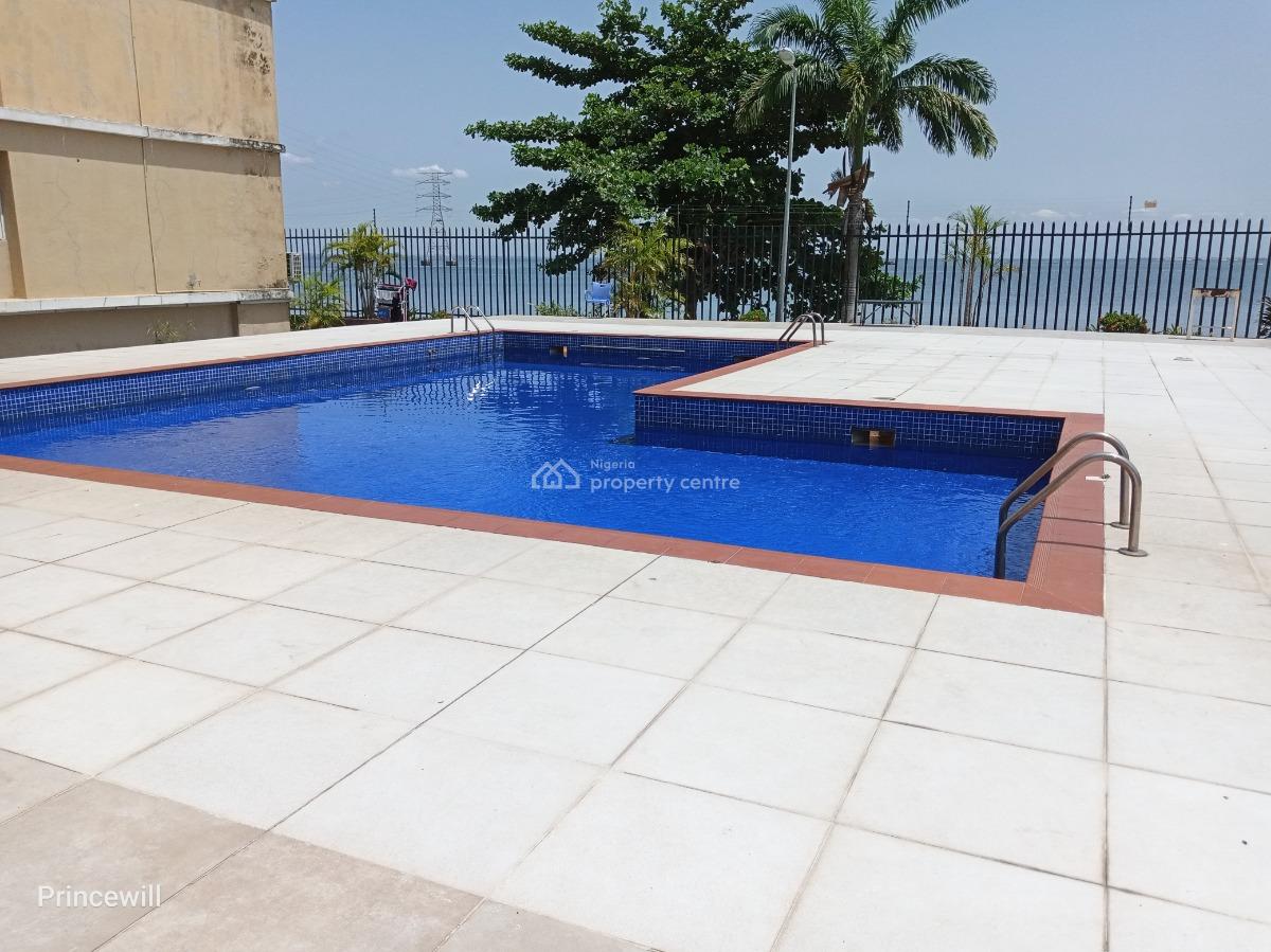 Furnished 3 Bedroom Water Front Apartment with Swimming Pool, Off Admiralty Road, Lekki, Lagos, Flat / Apartment for Rent