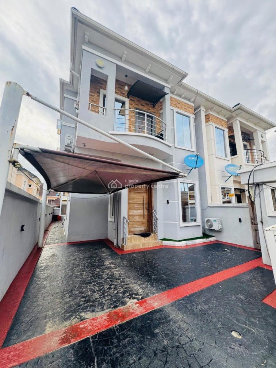 Distress Deal! 4 Bedroom Semi Detached Duplex with Bq, Ikota, Lekki, Lagos, Semi-detached Duplex for Sale