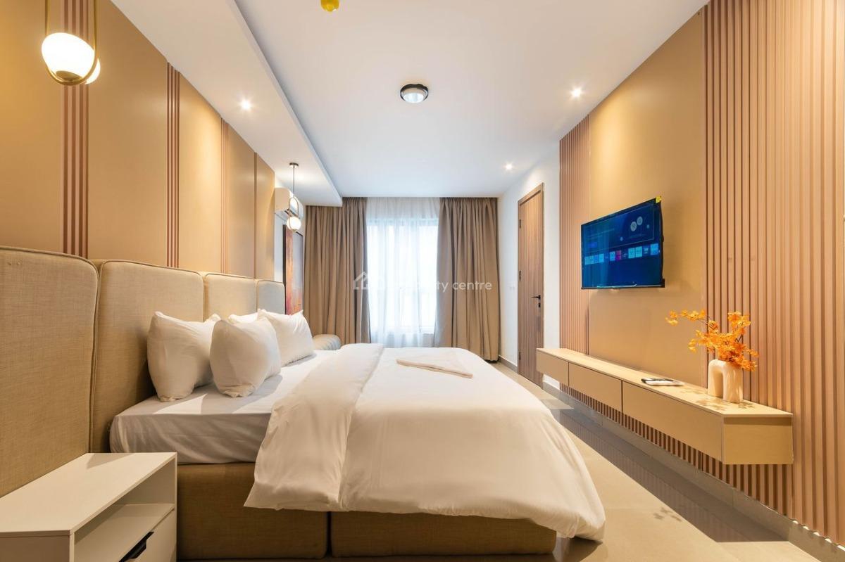 Well Furnished 2 Bedroom Spacious Serviced Apartment with Big Pool, Lekki Phase 1, Lekki Phase 1, Lekki, Lagos, Flat / Apartment for Rent