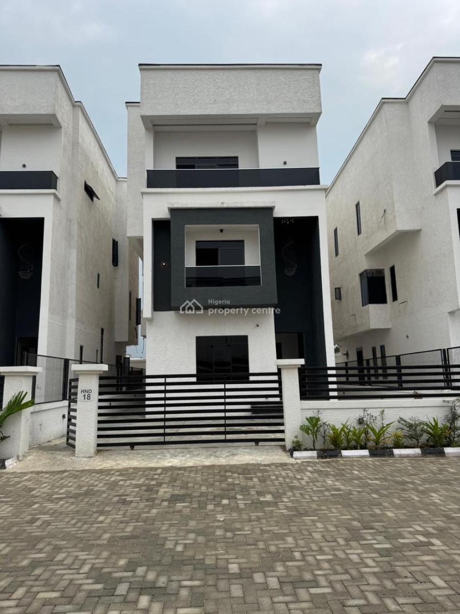 Beautifully Crafted & Spacious 4 Bedroom Duplex + Bq and Study Room, Ikate, Lekki, Lagos, Detached Duplex for Sale