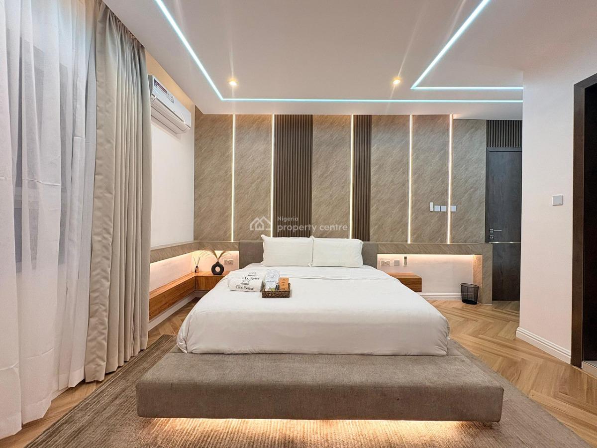 Luxury Smart 2 Bedroom Apartment, Meadow Hallway, Ikate, Lekki, Lagos, Flat / Apartment Short Let