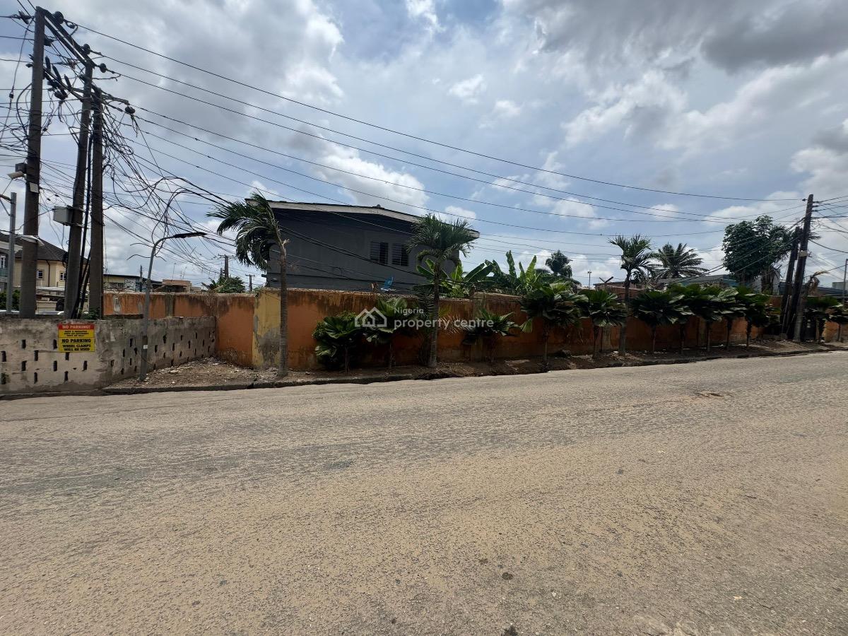 a Corner Peice Land Measuring 1210sqm with Structure on It, Adeniyi Jones, Ikeja, Lagos, Land for Sale