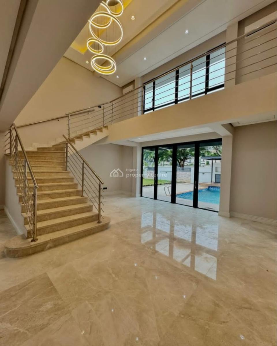 Luxury 7 Bedroom Fully Detached Duplex with Pool and Bq, Maitama District, Abuja, Detached Duplex for Rent