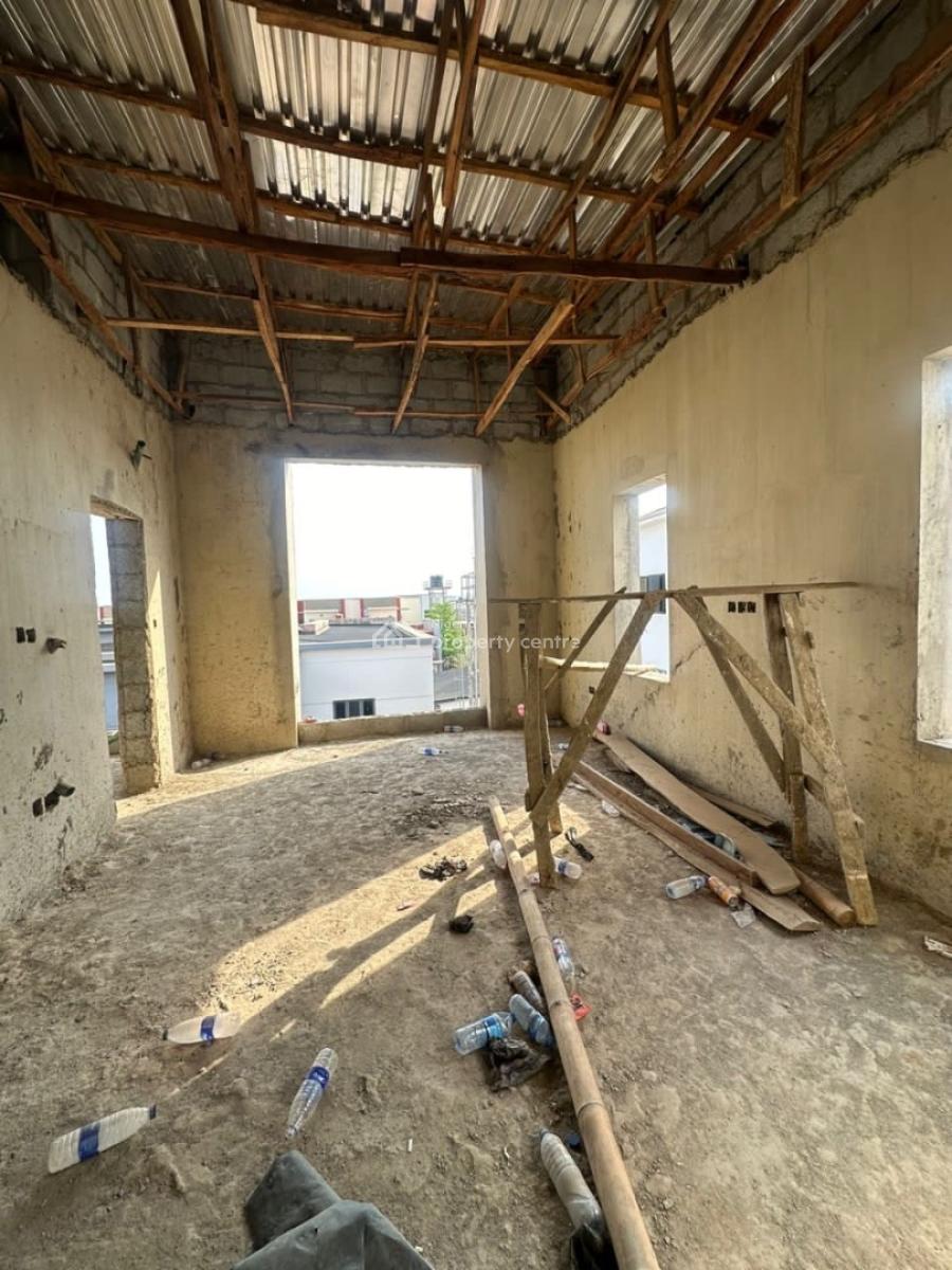 Spacious 4 Bedroom Terrace Duplex with Bq, Compound, Jahi, Abuja, Terraced Duplex for Sale