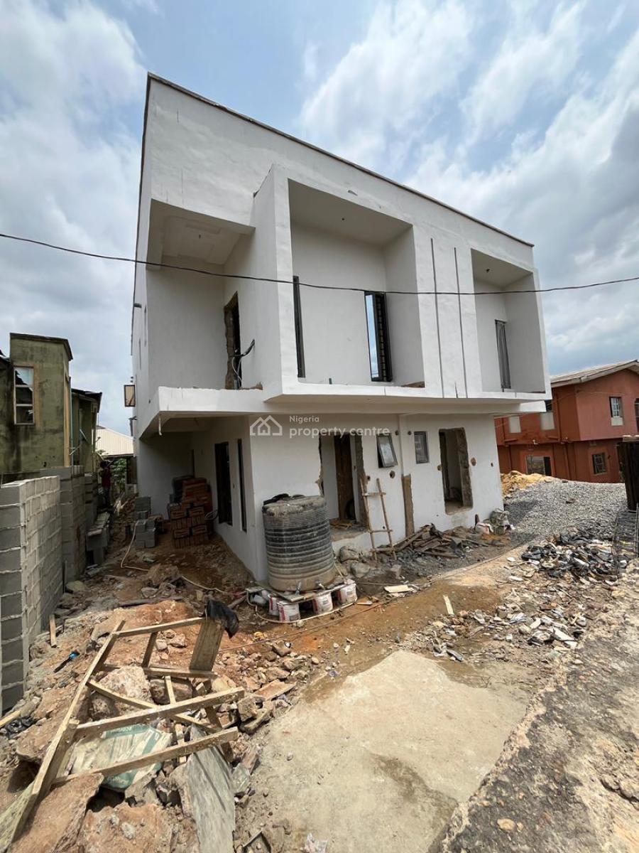 Deluxe 4 Bedroom Semi Detached Duplex with a Bq, Ogba, Ikeja, Lagos, Semi-detached Duplex for Sale