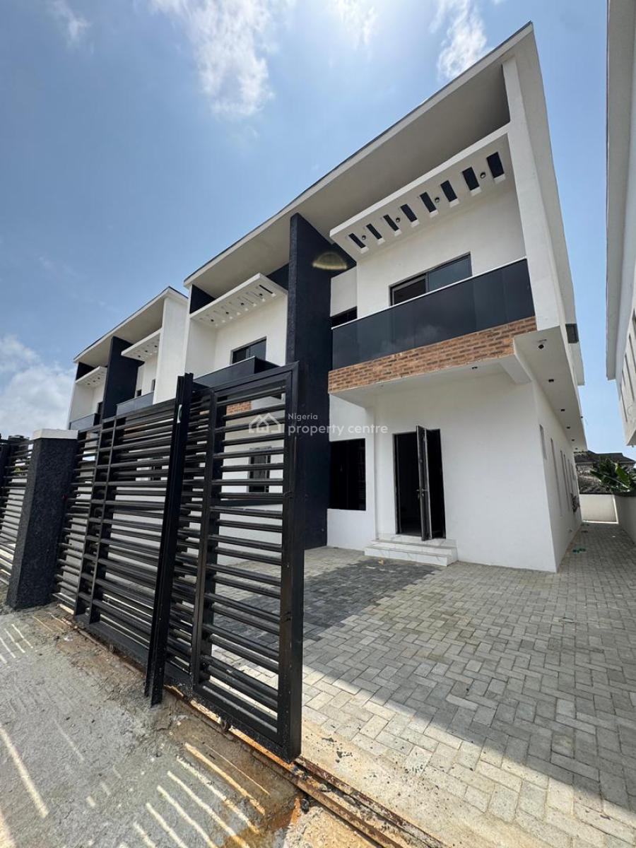 Brand New 4  Bedroom Semi-detached Duplex with a Bq, Abraham Adesanya, Ajah, Lagos, Semi-detached Duplex for Rent