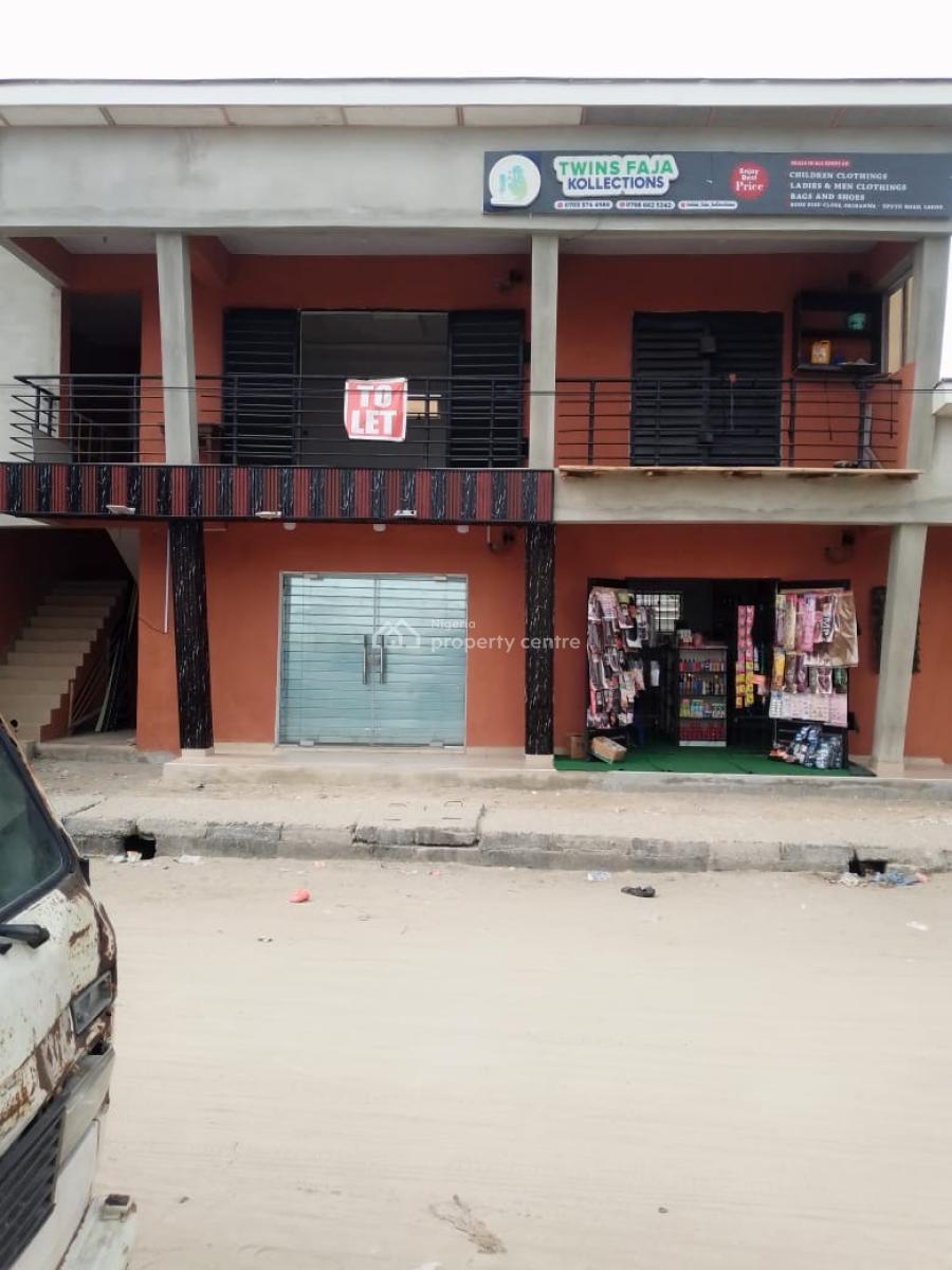 Shop Upstairs Facing a Major Road, Oribanwa, Ibeju Lekki, Lagos, Shop for Rent