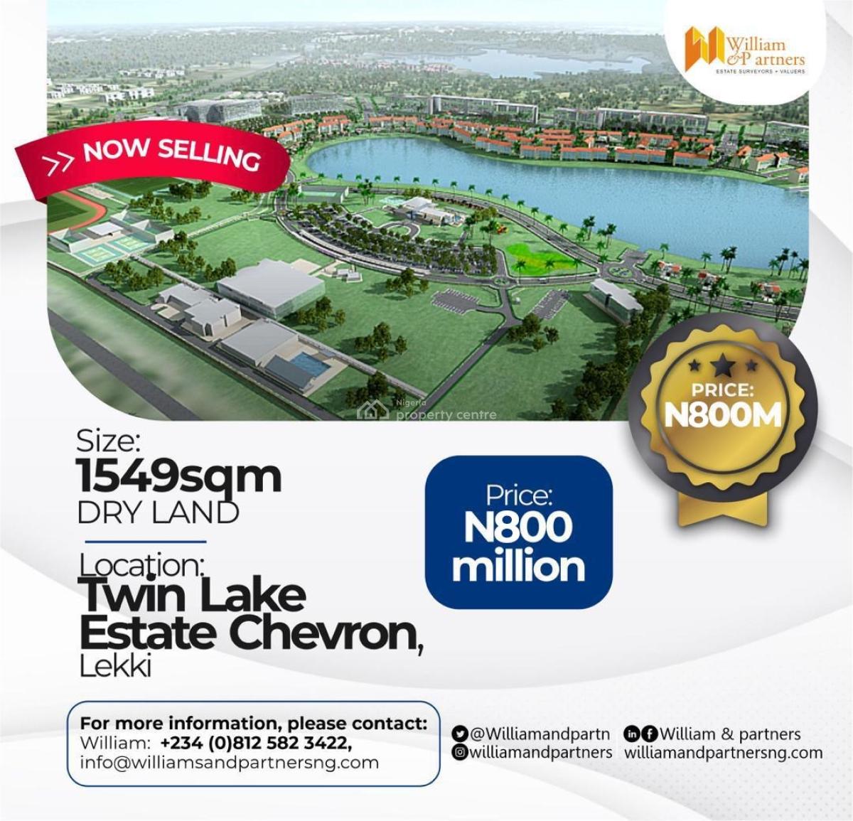 Residential Plot of Land, Opposite Chevron,, Lekki Expressway, Lekki, Lagos, Residential Land for Sale