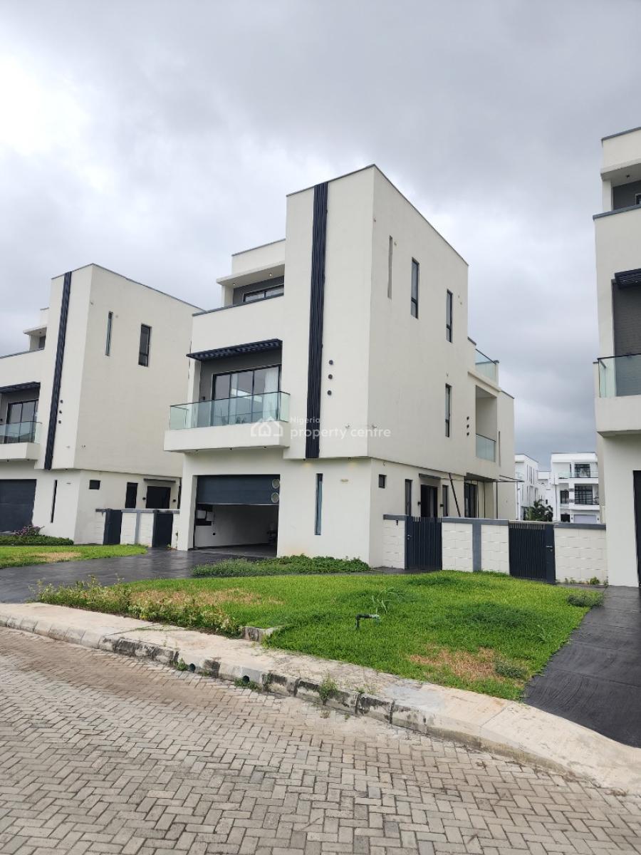 Luxury 5 Bedroom Detached Duplex W/ Bq, Open Terrace in a Secured Est, in a Private Estate, Vgc, Lekki, Lagos, Detached Duplex for Sale