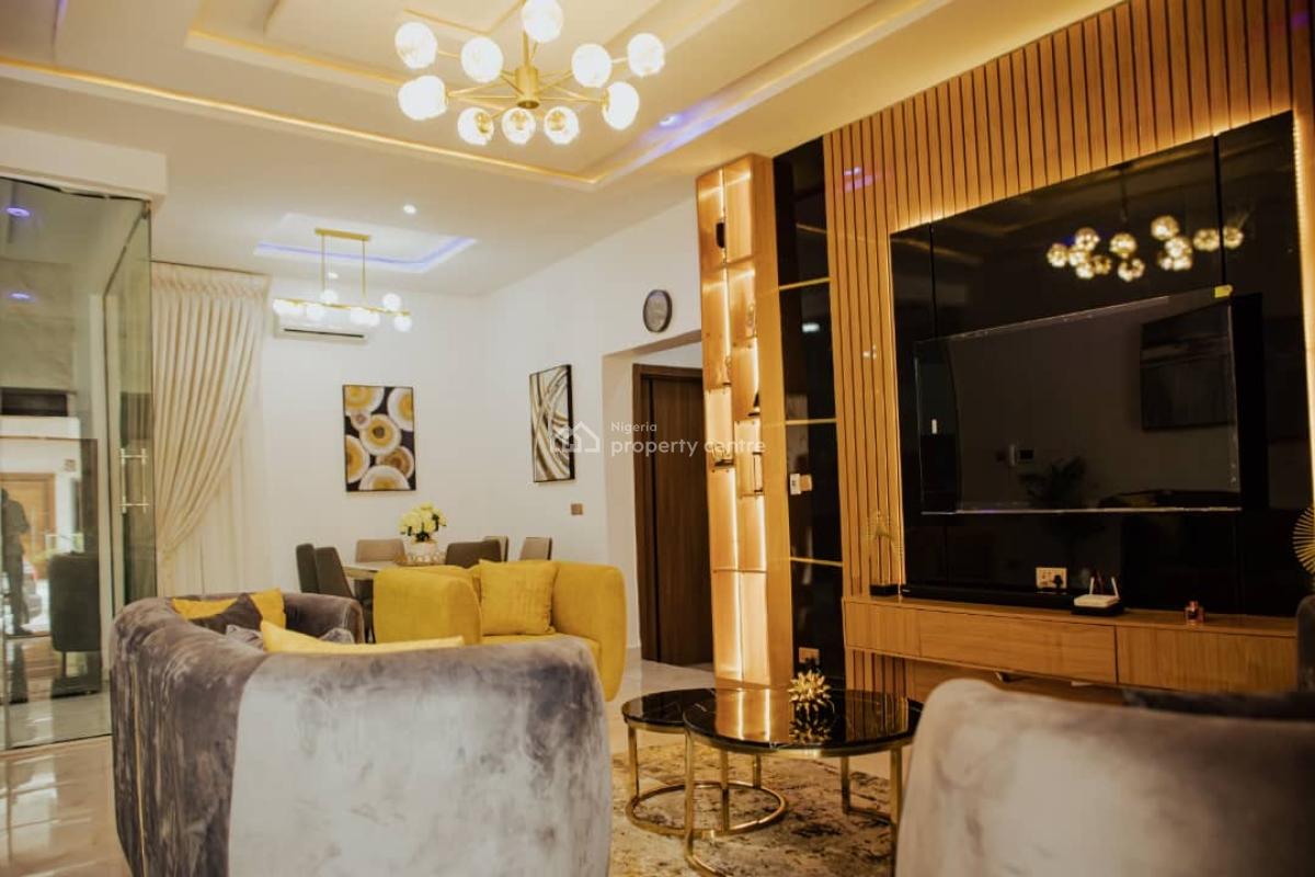 Furnished 2 Bedroom Apartment, Chevron, Lekki, Lagos, Flat / Apartment Short Let