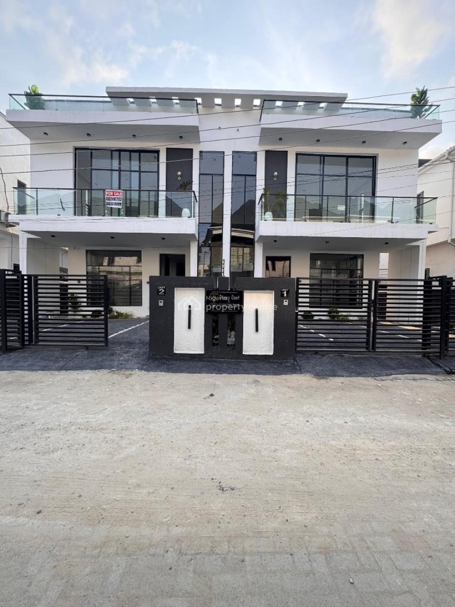 Contemporary 4 Bedroom Semi  Detached Duplex, Ikota, Lekki, Lagos, Semi-detached Duplex for Sale