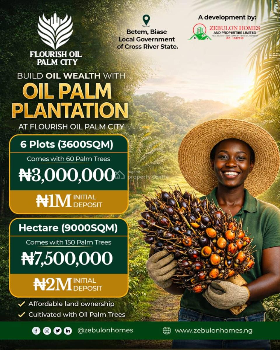 a Smart Agricultural Farming with High Returns on Investment, Biase, Biase, Cross River, Mixed-use Land for Sale