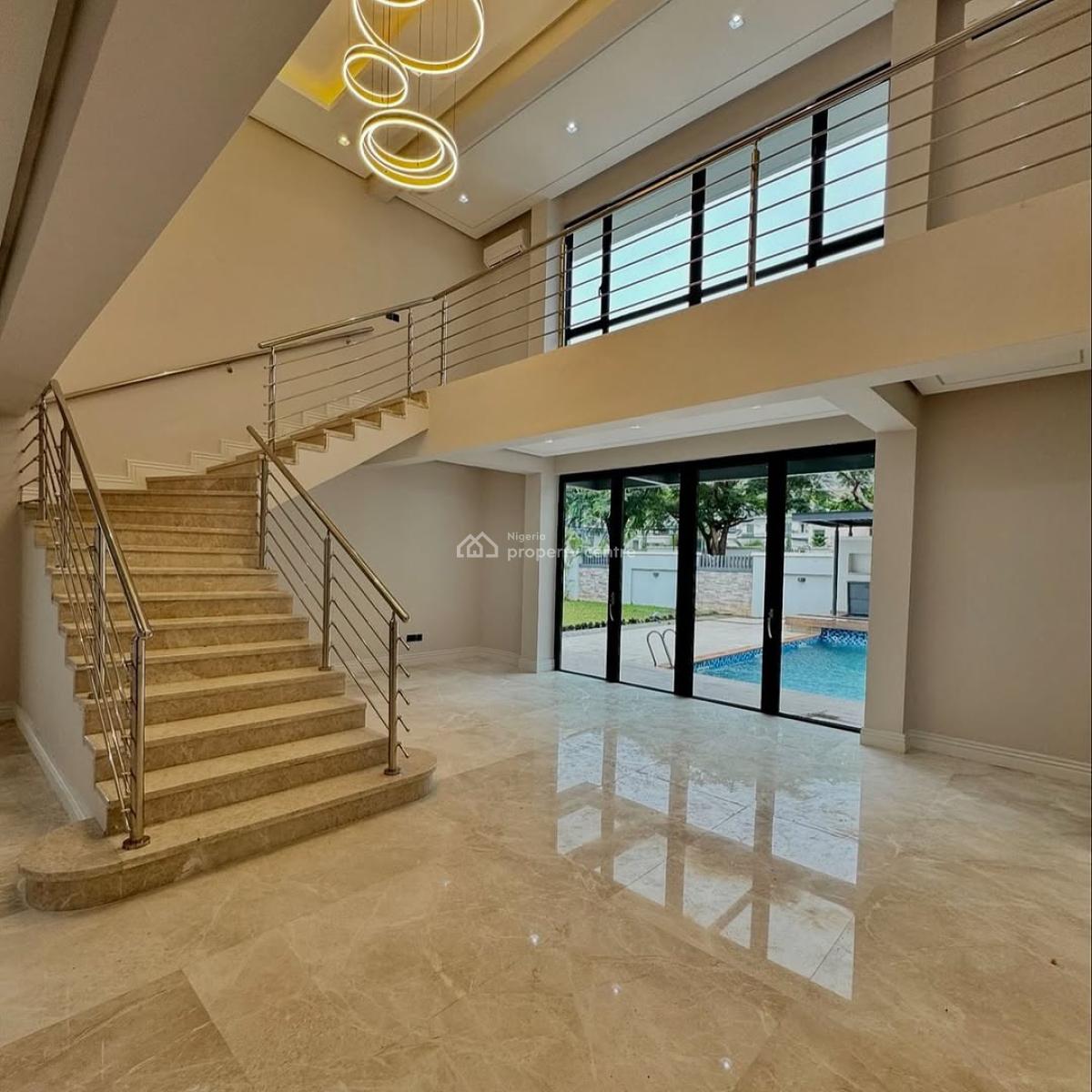 Lovely 7 Bedroom Fully Detached Duplex with Bq and Swimming Pool, Maitama District, Abuja, Detached Duplex for Rent