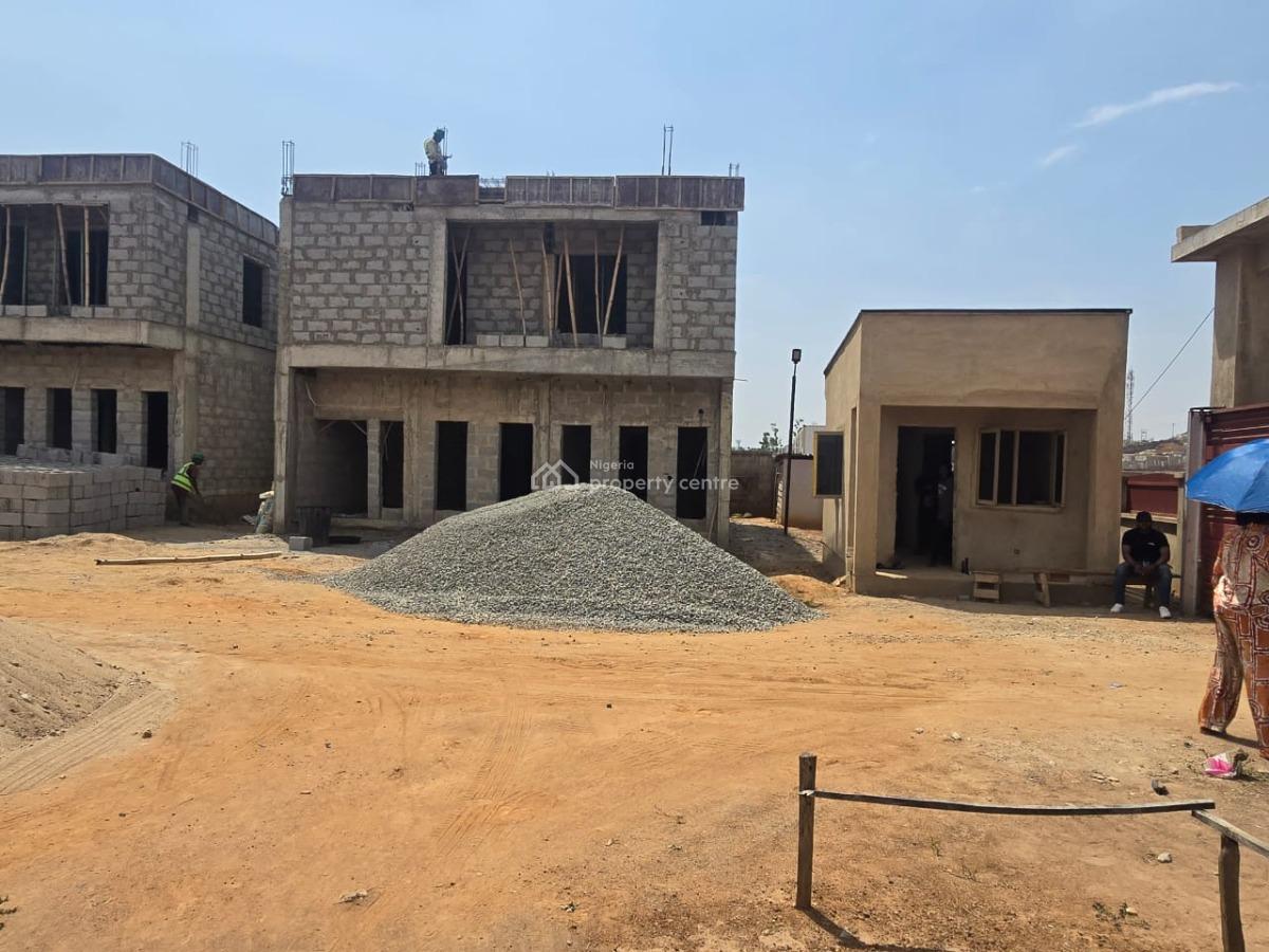 12 Month Payment Plan for 5 Bedroom Duplex, By Funtaj School, Gudu, Abuja, Terraced Duplex for Sale