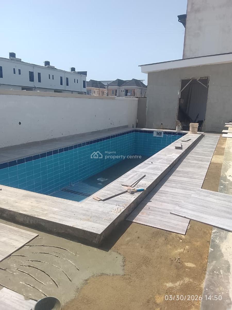 Luxury 4  Bedroom Terrace Duplex with a Gym and Swimming Pool, Lekki Gardens Towards General Paint, Ajah, Lagos, Terraced Duplex for Sale