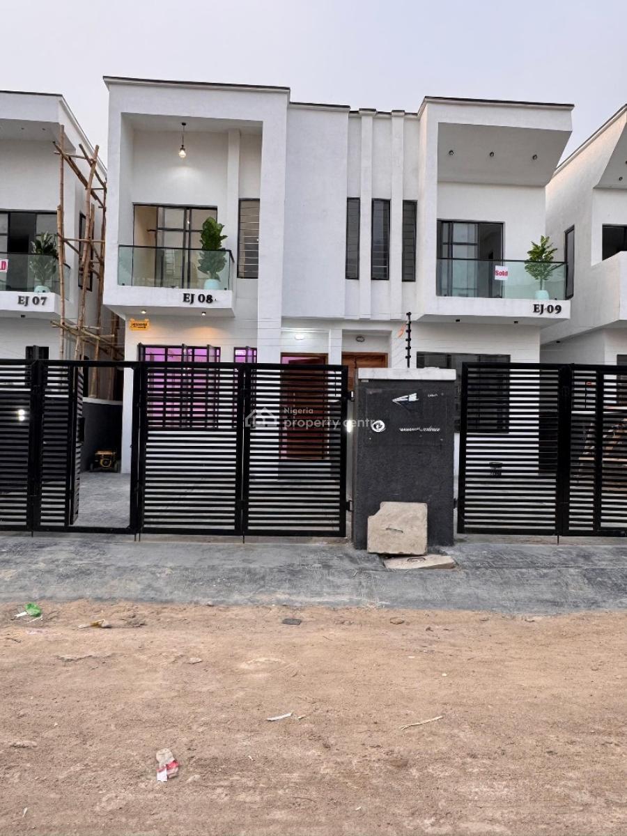 Contemporary 4-bedroom Semi Detached Duplex, Ikota, Lekki, Lagos, Semi-detached Duplex for Sale