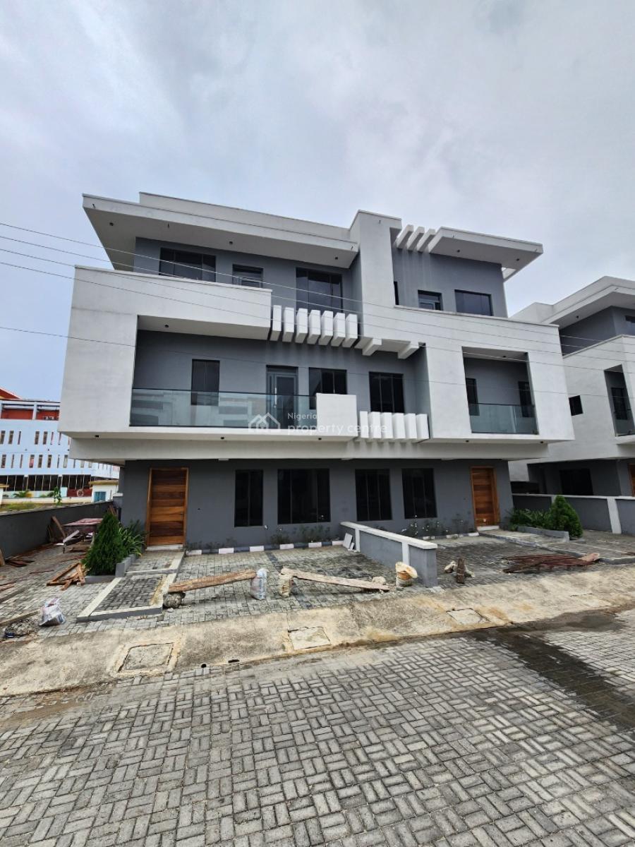 Nicely Designed 4 Bedroom Semi Detached Duplex with a Room Bq, Osapa, Lekki, Lagos, Semi-detached Duplex for Sale