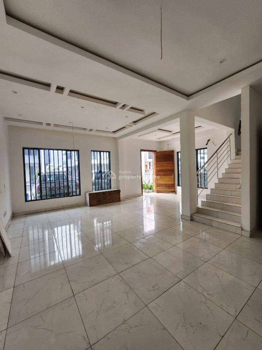 Nicely Designed 4 Bedroom Semi Detached Duplex with a Room Bq, Osapa, Lekki, Lagos, Semi-detached Duplex for Sale