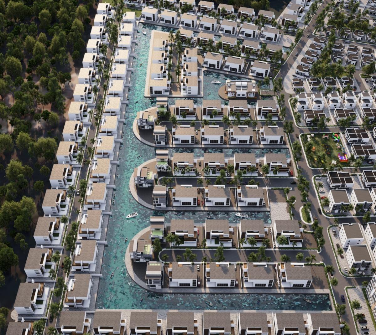 Prime Water Front 500sqm C of O  Estate Plot, Onishon Road, Lakowe, Ibeju Lekki, Lagos, Residential Land for Sale