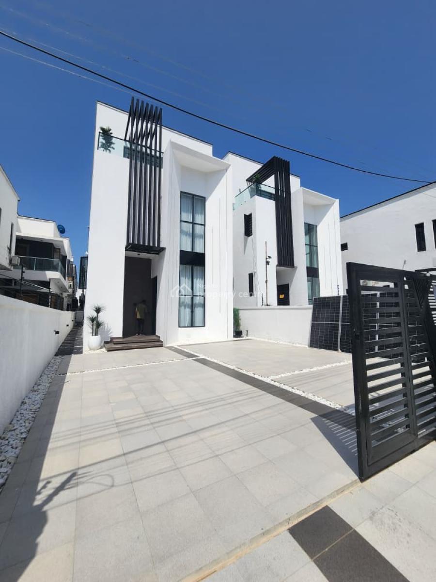 Exquisite 5 Bedroom Detached Duplex + Bq + Pool + Gym + Solar Panel +, Lekki, Lagos, House for Sale
