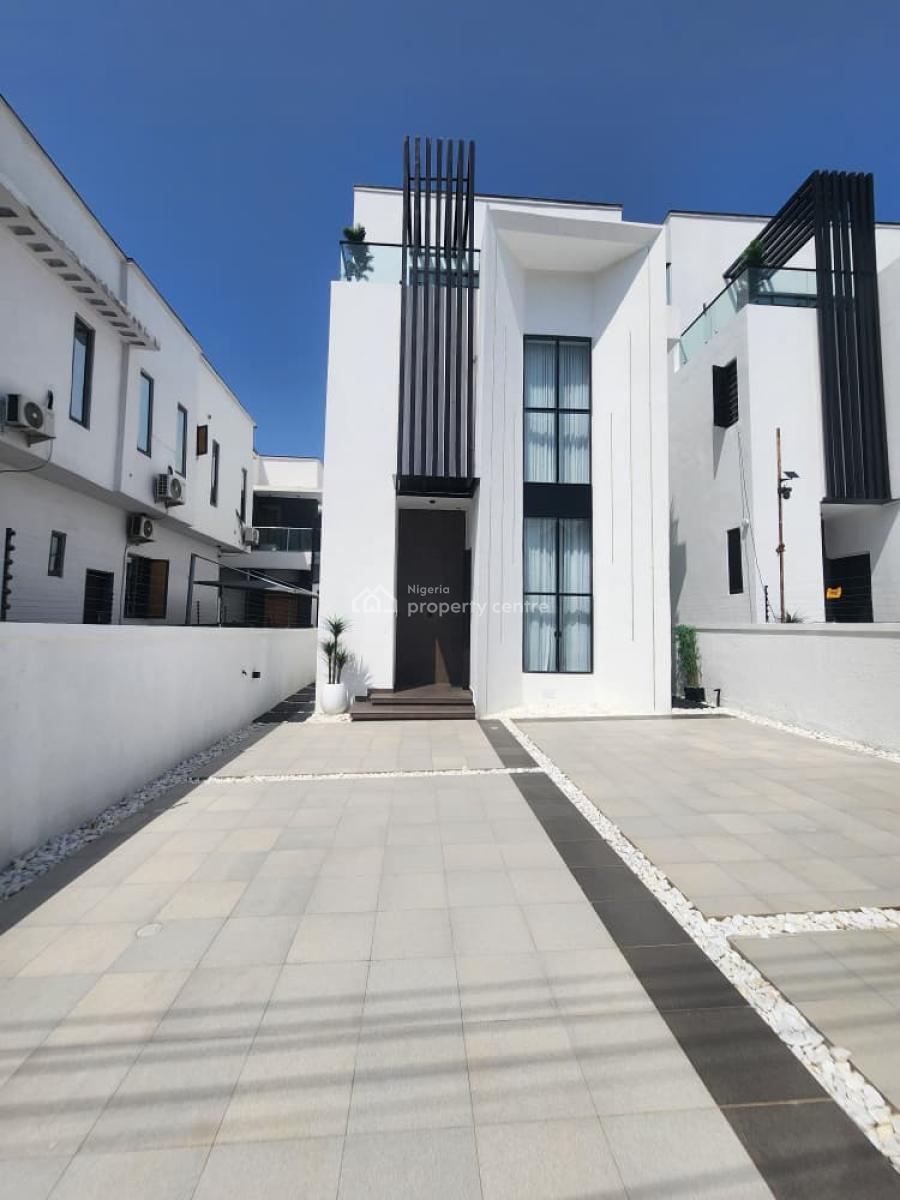 Exquisite 5 Bedroom Detached Duplex + Bq + Pool + Gym + Solar Panel +, Lekki, Lagos, House for Sale