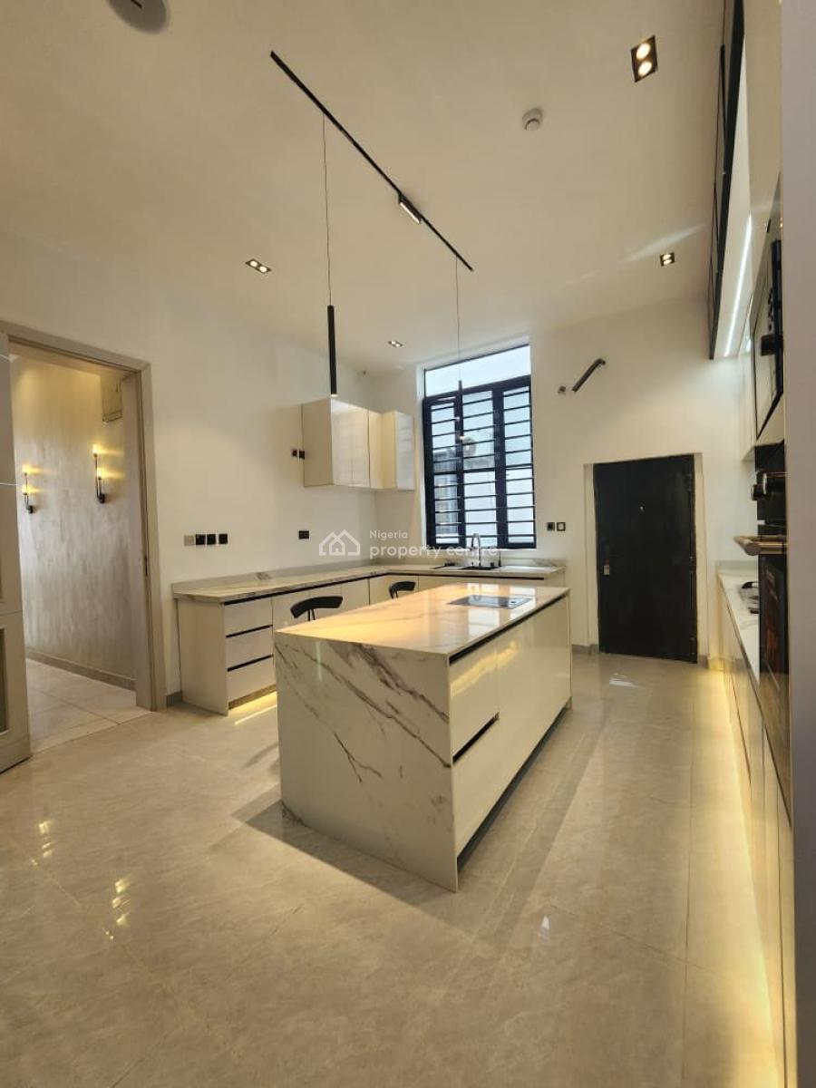 Exquisite 5 Bedroom Detached Duplex + Bq + Pool + Gym + Solar Panel +, Lekki, Lagos, House for Sale