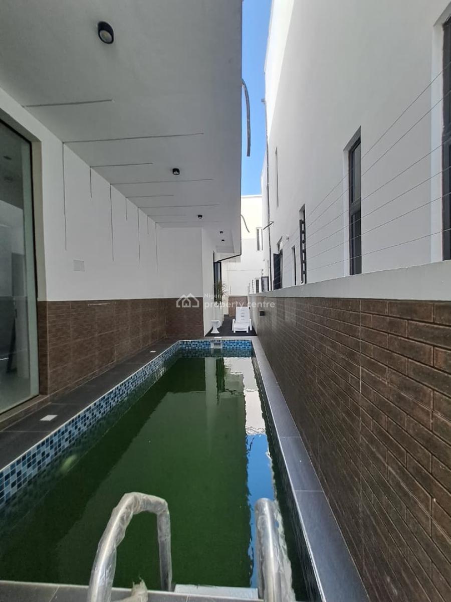 Exquisite 5 Bedroom Detached Duplex + Bq + Pool + Gym + Solar Panel +, Lekki, Lagos, House for Sale