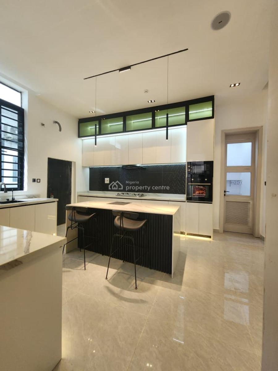 Exquisite 5 Bedroom Detached Duplex + Bq + Pool + Gym + Solar Panel +, Lekki, Lagos, House for Sale