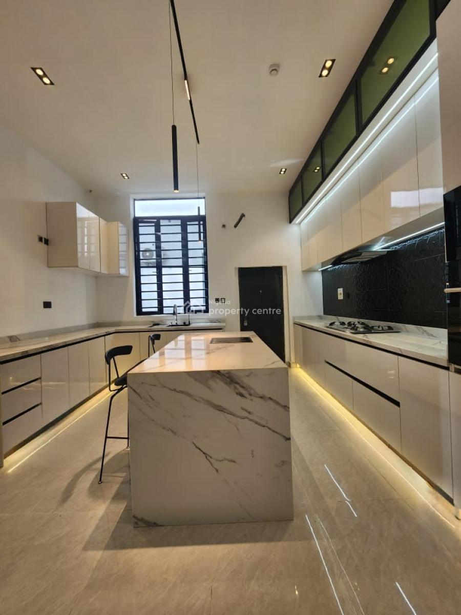 Exquisite 5 Bedroom Detached Duplex + Bq + Pool + Gym + Solar Panel +, Lekki, Lagos, House for Sale