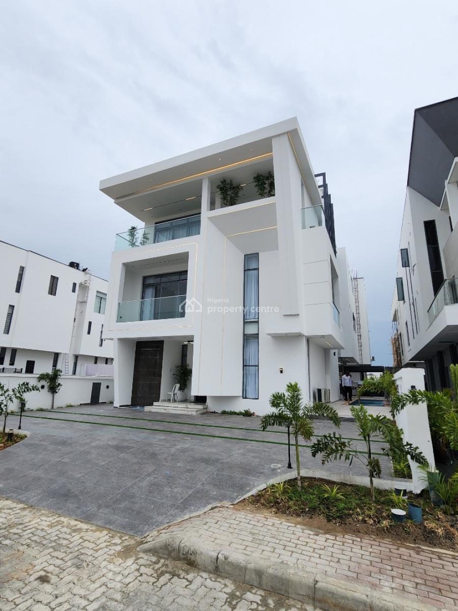 Prestigious 5 Bedroom Detached Duplex with Bq, Pool, Gym, Elevator, Ikate, Lekki, Lagos, Detached Duplex for Sale