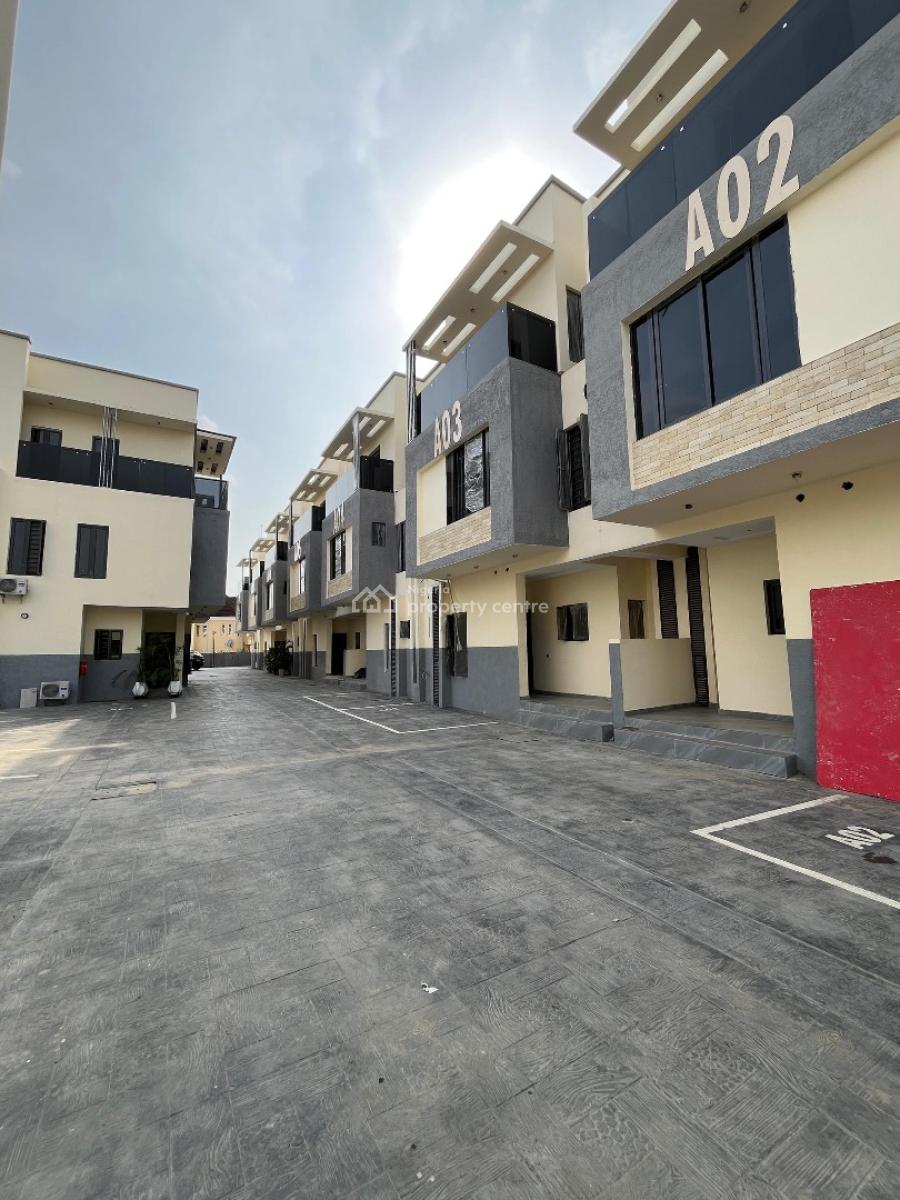Luxurious Built 4 Bedrooom Terrace Triplex with a Bq and Pool, Ikeja Gra, Ikeja, Lagos, Terraced Duplex for Sale