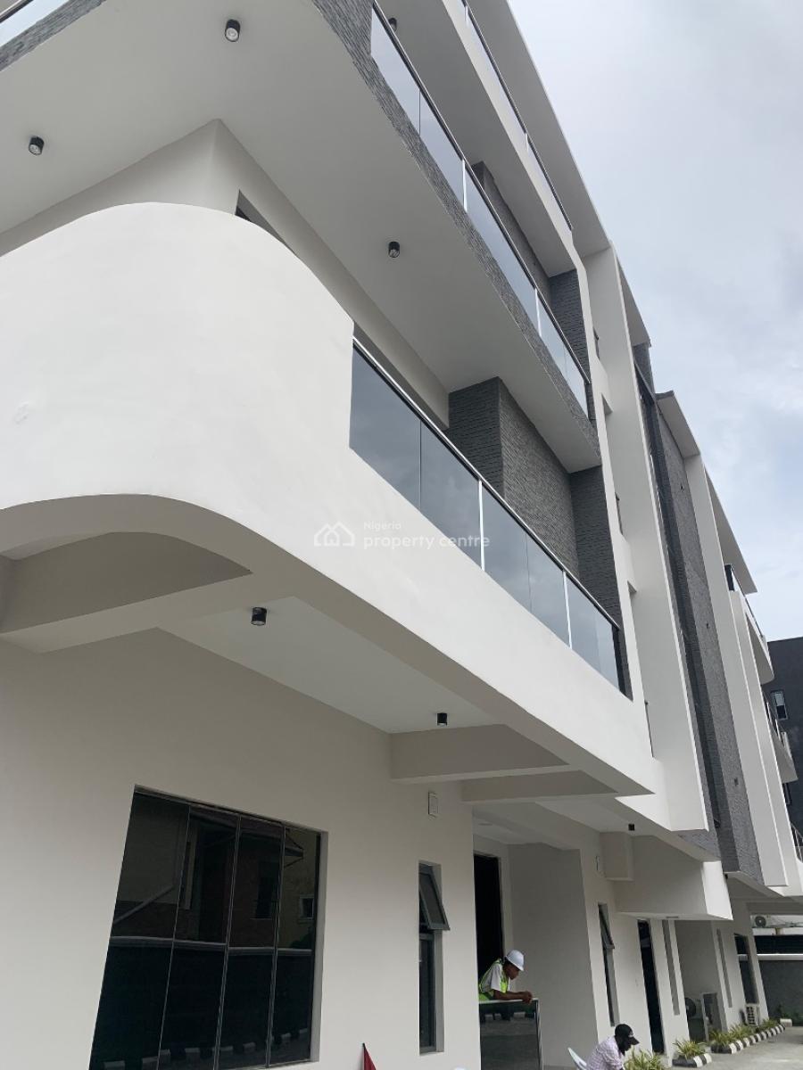 Brand New Luxurious 3 Bedroom Serviced Apartment with Bq in an Estate, Lekki Phase 1, Lekki, Lagos, Flat / Apartment for Rent