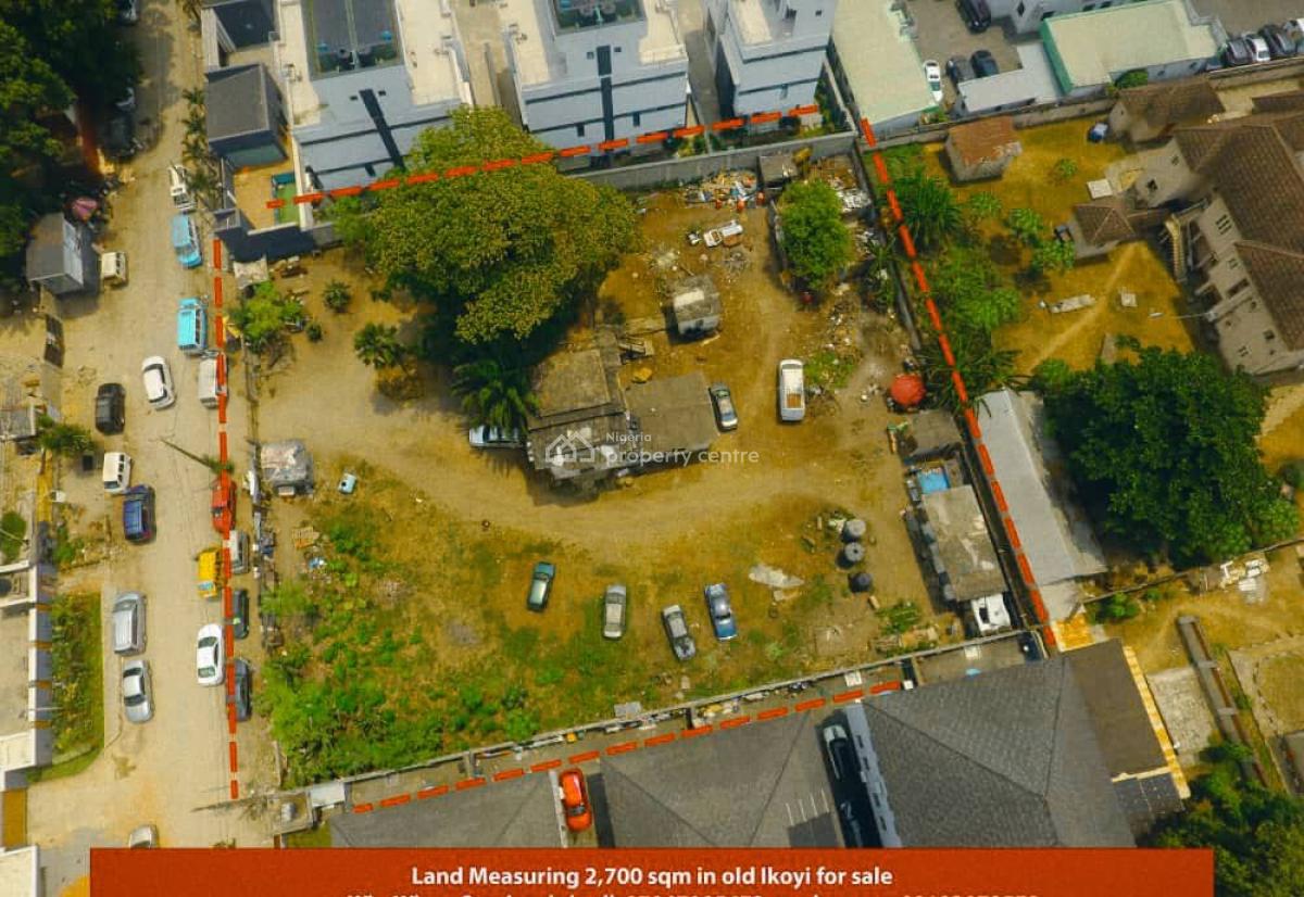 2700 Sqm Land, Lugard Road, Ikoyi, Lagos, Residential Land for Sale