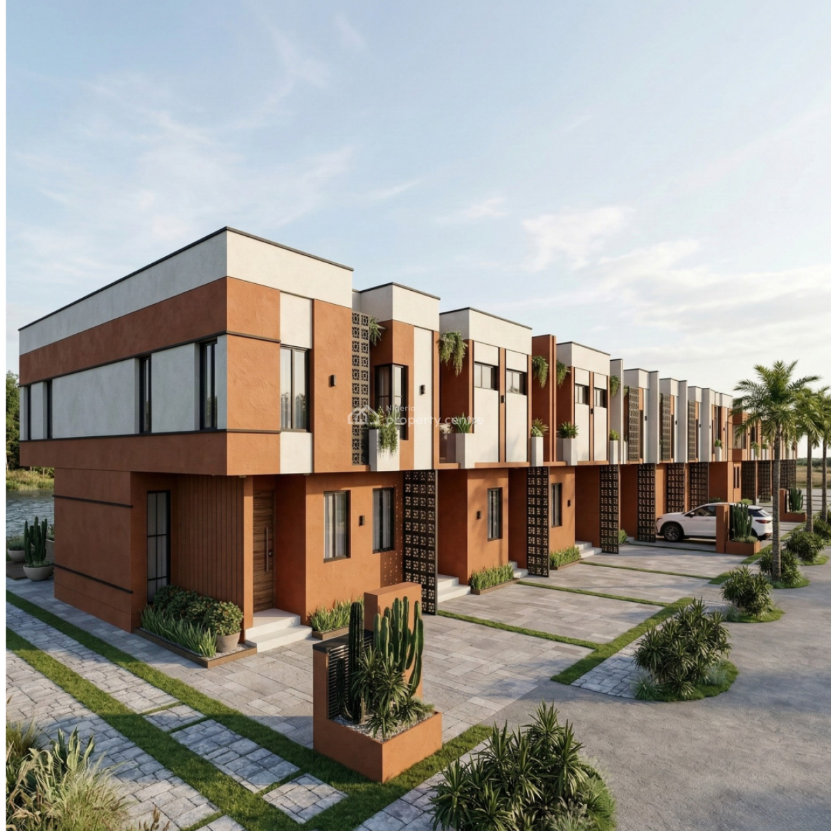 Fully Finished,  Garden View -1 Bedroom Loft. Off Plan, Onishon Road, Lakowe, Ibeju Lekki, Lagos, Terraced Duplex for Sale