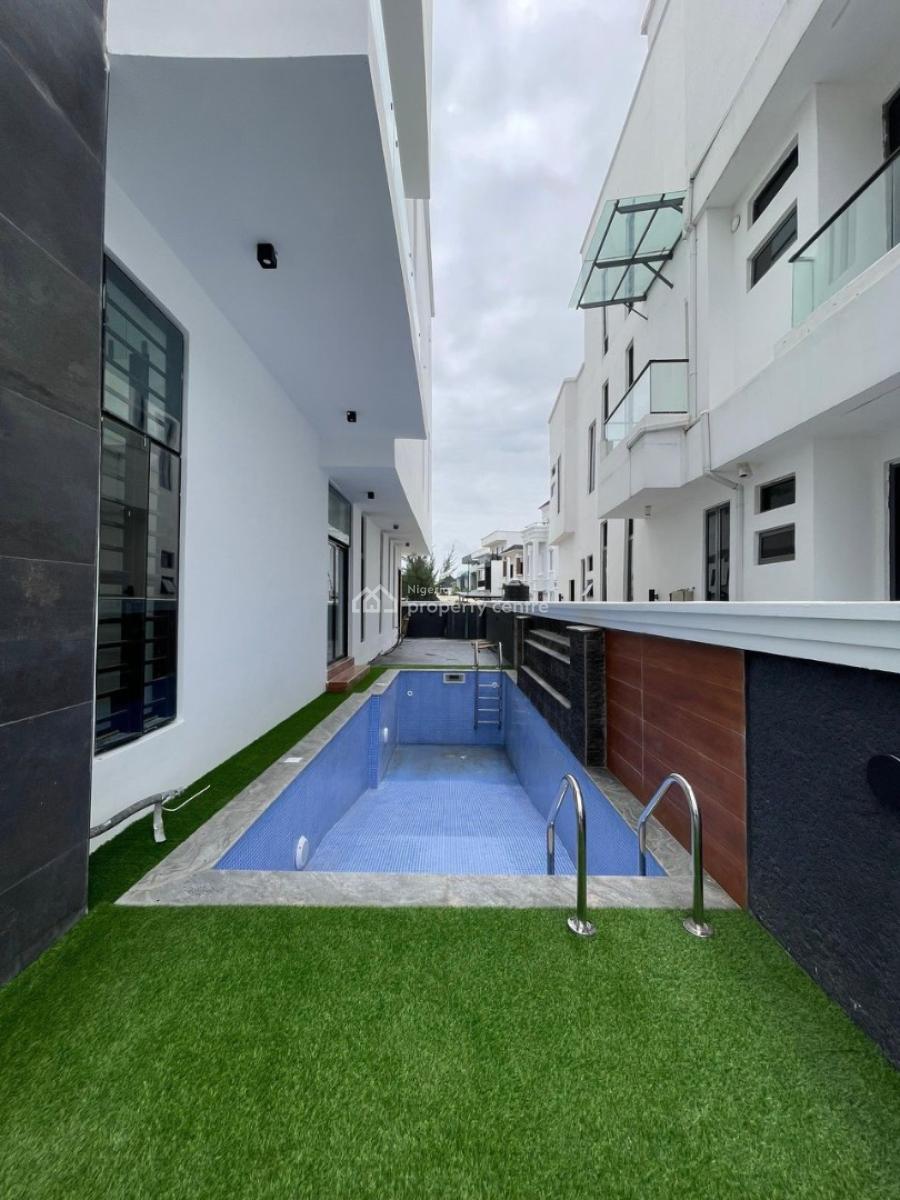 5 Bedroom Fully Detached Duplex with Cinema ,bq & Swimming Pool, Lekki County Home, Ikota, Lekki, Lagos, Detached Duplex for Sale