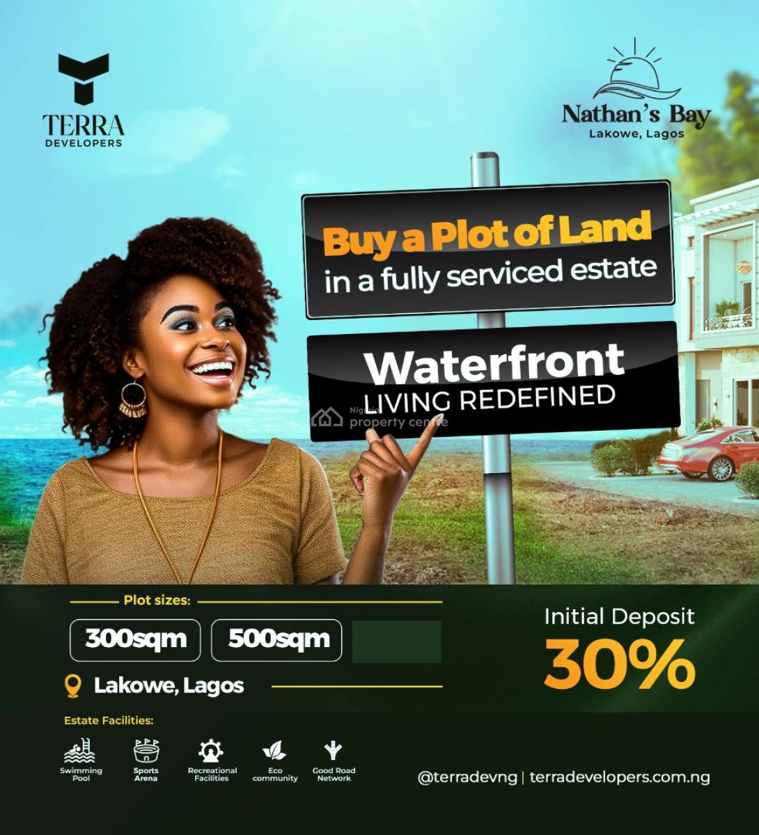 Garden View 2 Bedroom Fully Finished  Duplex, Onishon Road, Lakowe, Ibeju Lekki, Lagos, Terraced Duplex for Sale