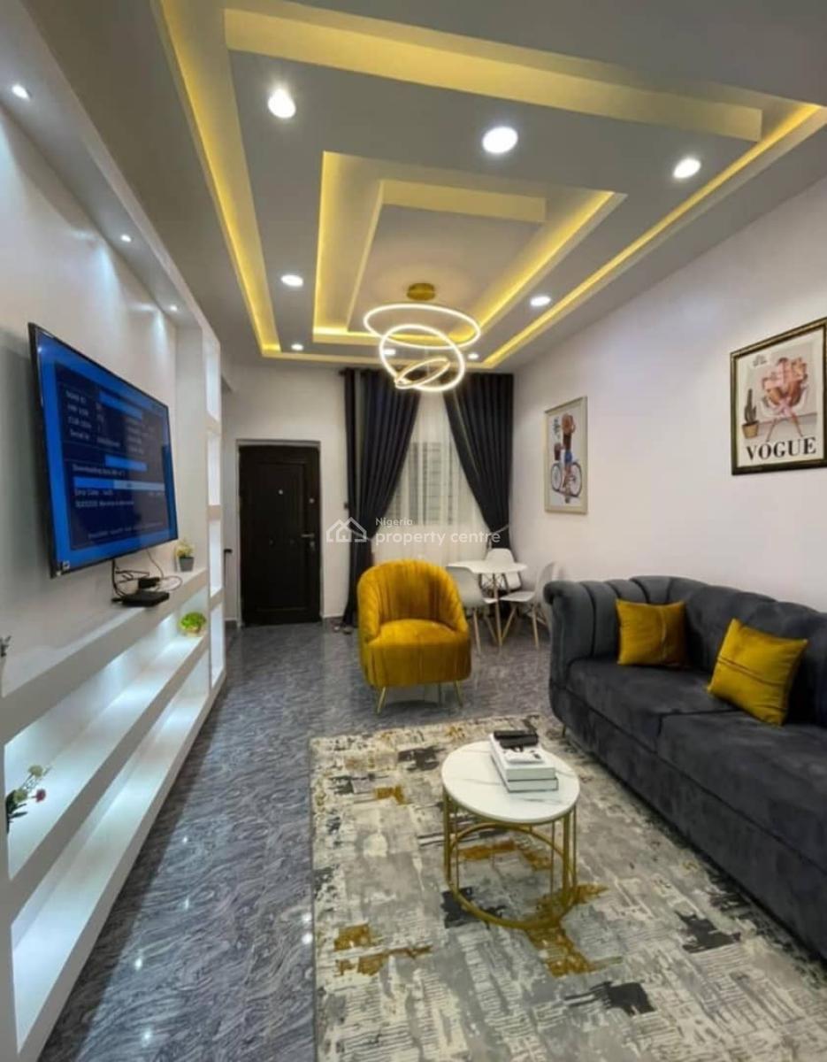 Furnished 2 Bedroom Flat, Cyberville Estate L, Off Nike Art Gallery, Ikate Elegushi, Lekki, Lagos, Flat / Apartment for Rent
