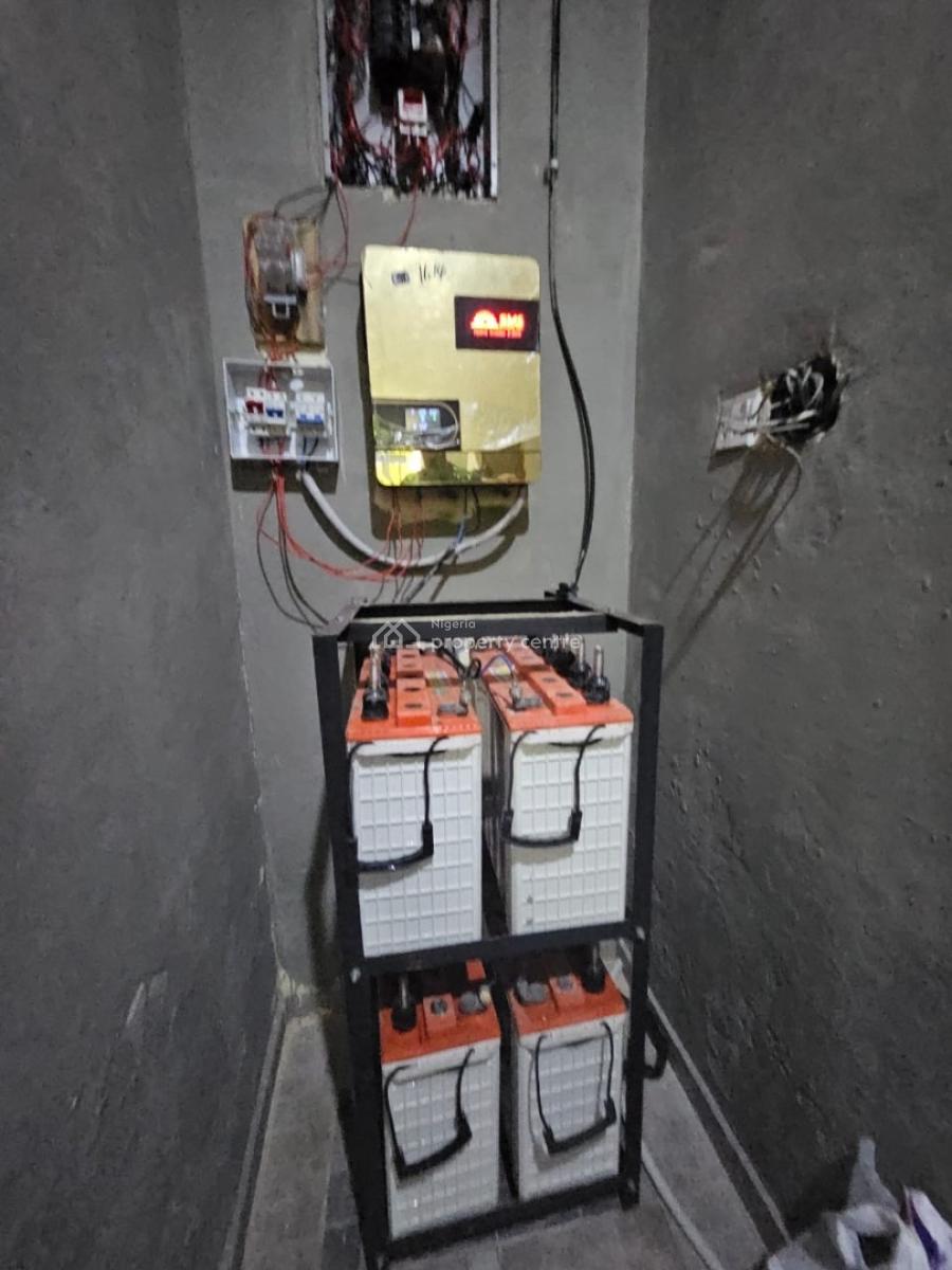 Partially Furnished 4bed with Inverter,gen in a Secured Est, Ilaje Mobile Road Before Ajah Bridge, Ajah, Lagos, Detached Duplex for Rent