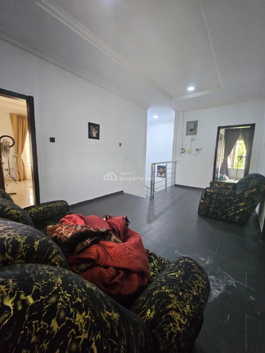 Partially Furnished 4bed with Inverter,gen in a Secured Est, Ilaje Mobile Road Before Ajah Bridge, Ajah, Lagos, Detached Duplex for Rent