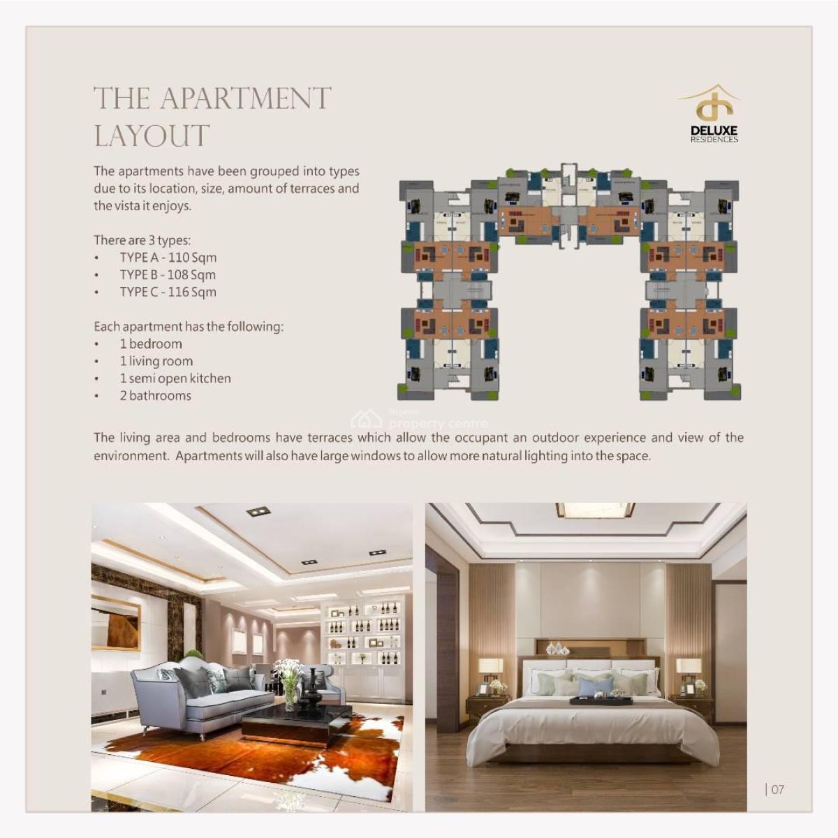 1 Bedroom Ocean Front Apartment, Off Ahmadu Bello Way Costal Road, Victoria Island (vi), Lagos, Flat / Apartment for Sale