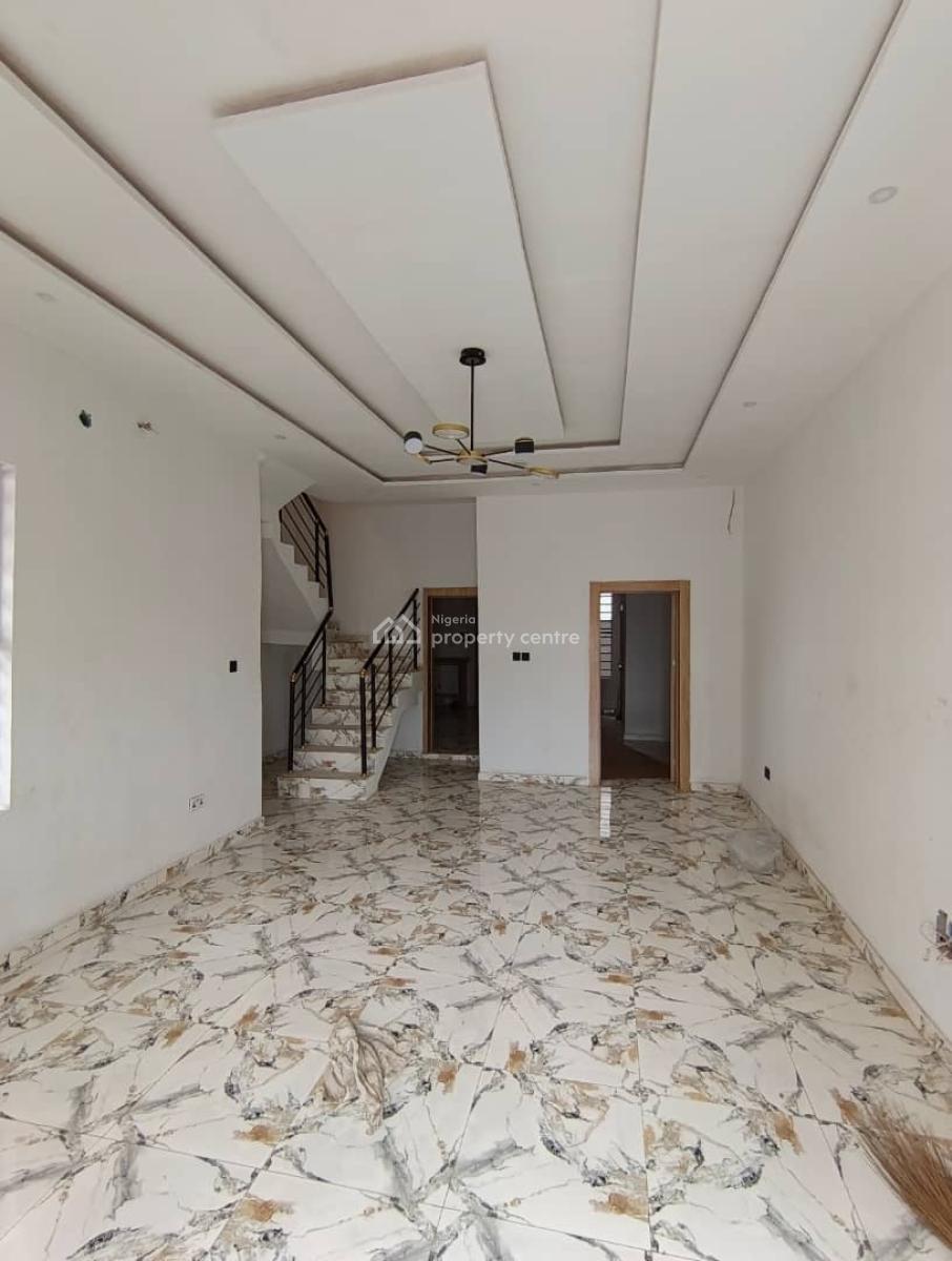 New 4bedroom Secured Estate Self Compound Self Service, Ologolo, Lekki, Lagos, Semi-detached Duplex for Rent