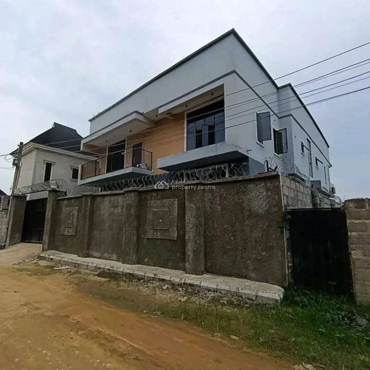 German Standard 5 Bedroom Duplex with 1 Room Bq, Ceedarwood Estate Sar Road, Rukpokwu, Port Harcourt, Rivers, Detached Duplex for Sale