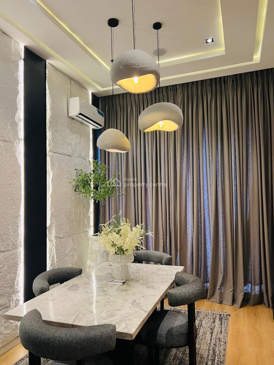 2 Bedroom Fully Automated Apartment with  Smart Lock Swimming Pool, Ps, Lekki Phase 1, Lekki, Lagos, Flat / Apartment Short Let