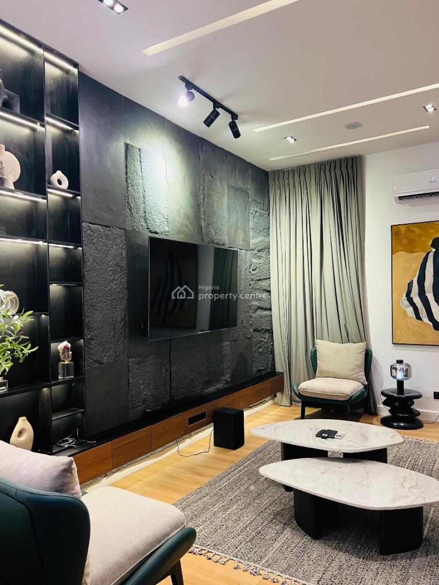 2 Bedroom Fully Automated Apartment with  Smart Lock Swimming Pool, Ps, Lekki Phase 1, Lekki, Lagos, Flat / Apartment Short Let