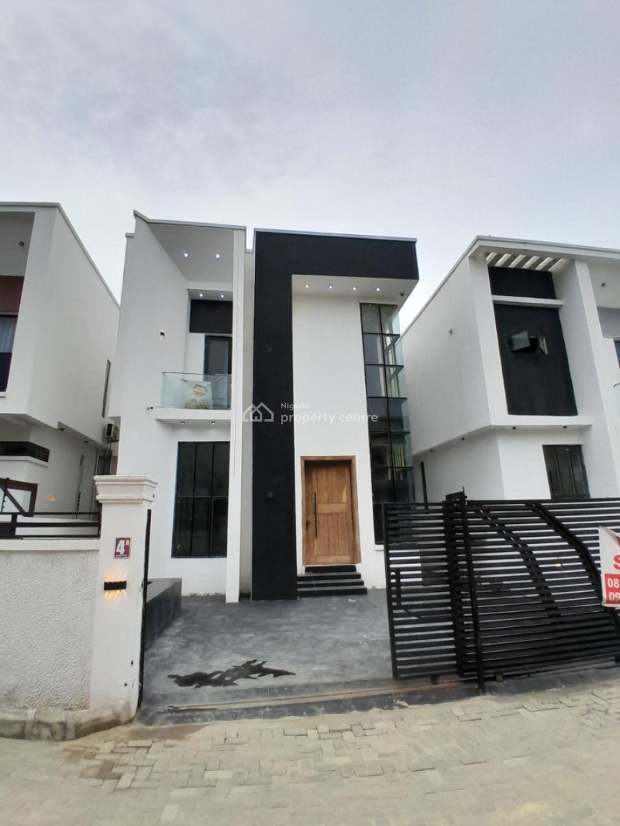 Elegant 4 Bedroom Fully Detached Duplex with Swimming Pool, Chevron, Lekki, Lagos, Detached Duplex for Sale