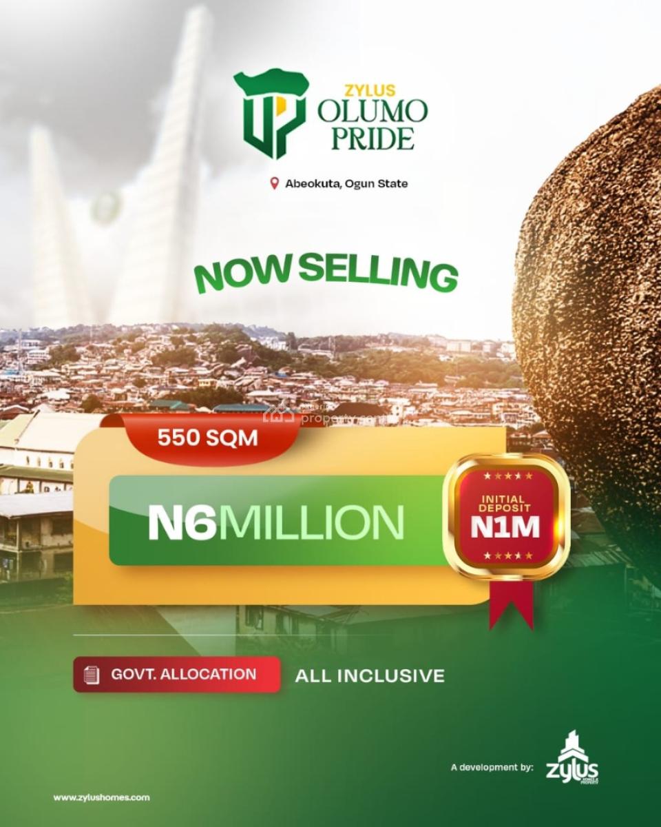 Zylus Olumo Pride Estate, Zylus Olumo Pride By Ferma Estate, Abeokuta South, Ogun, Residential Land for Sale
