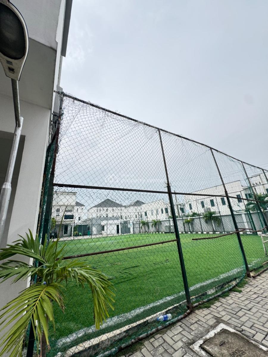 24 Hours Light Luxurious 3bed Duplex Pool Gym Play G Football Pitch., Orchid Road Lekki Victoria Crest 3 Estate, Lekki, Lagos, Terraced Duplex for Rent